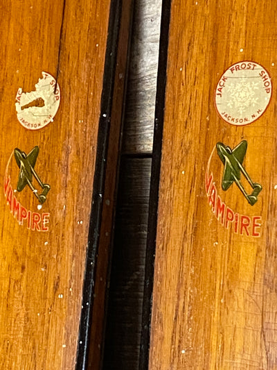 1940s Downhill Skis - Authier Vampire