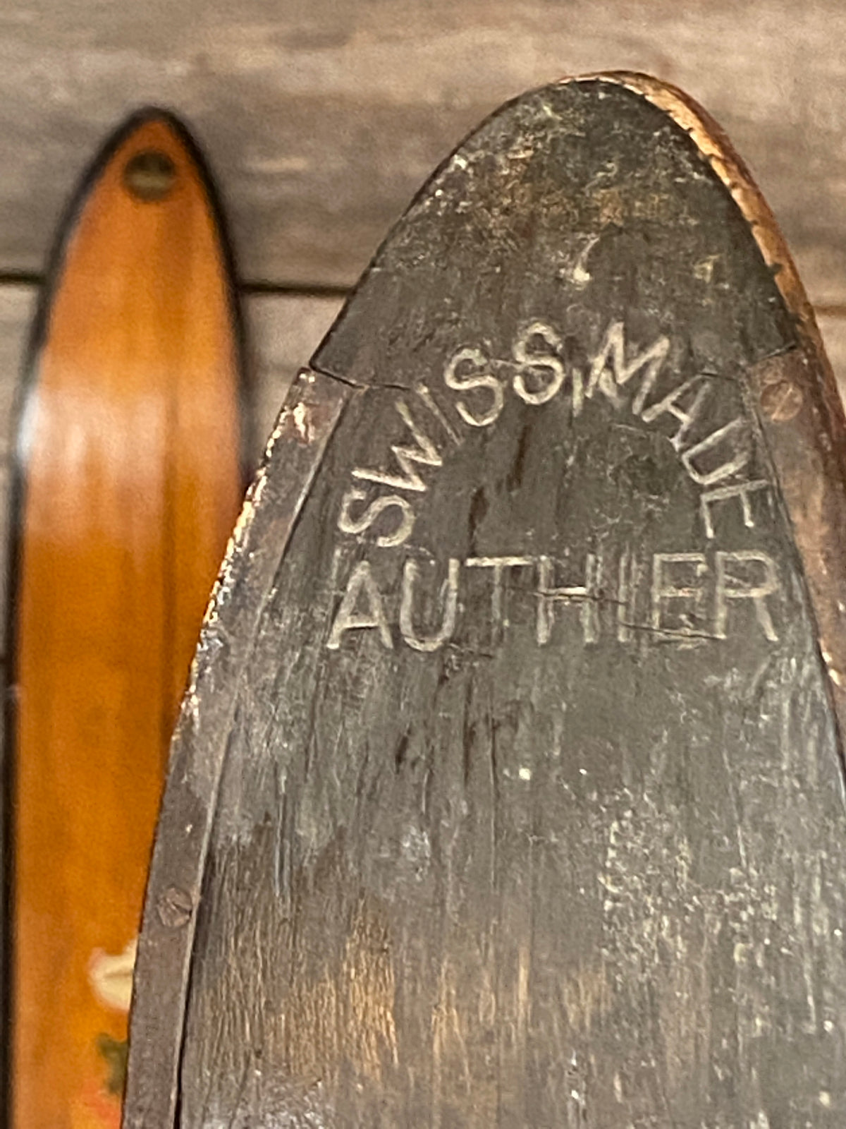 1940s Downhill Skis Authier Vampire VintageWinter