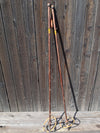 Vintage Hickory Ski Poles by Astar