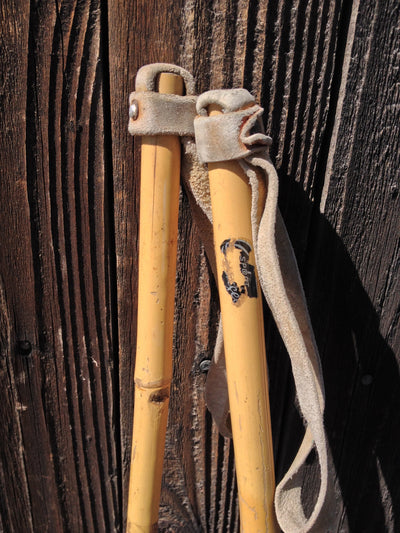Vintage Bamboo - Youth Ski Poles