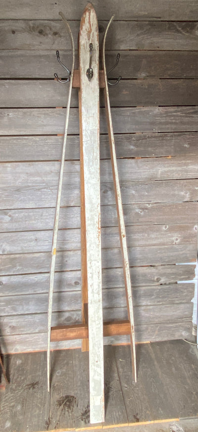 Vintage Military Ski Hall Tree #1