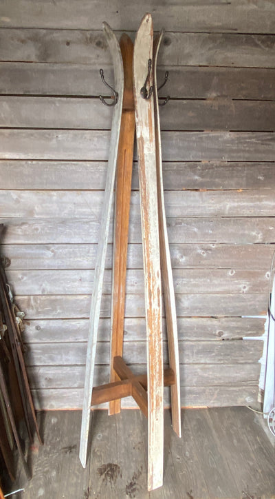 Vintage Military Ski Hall Tree #1
