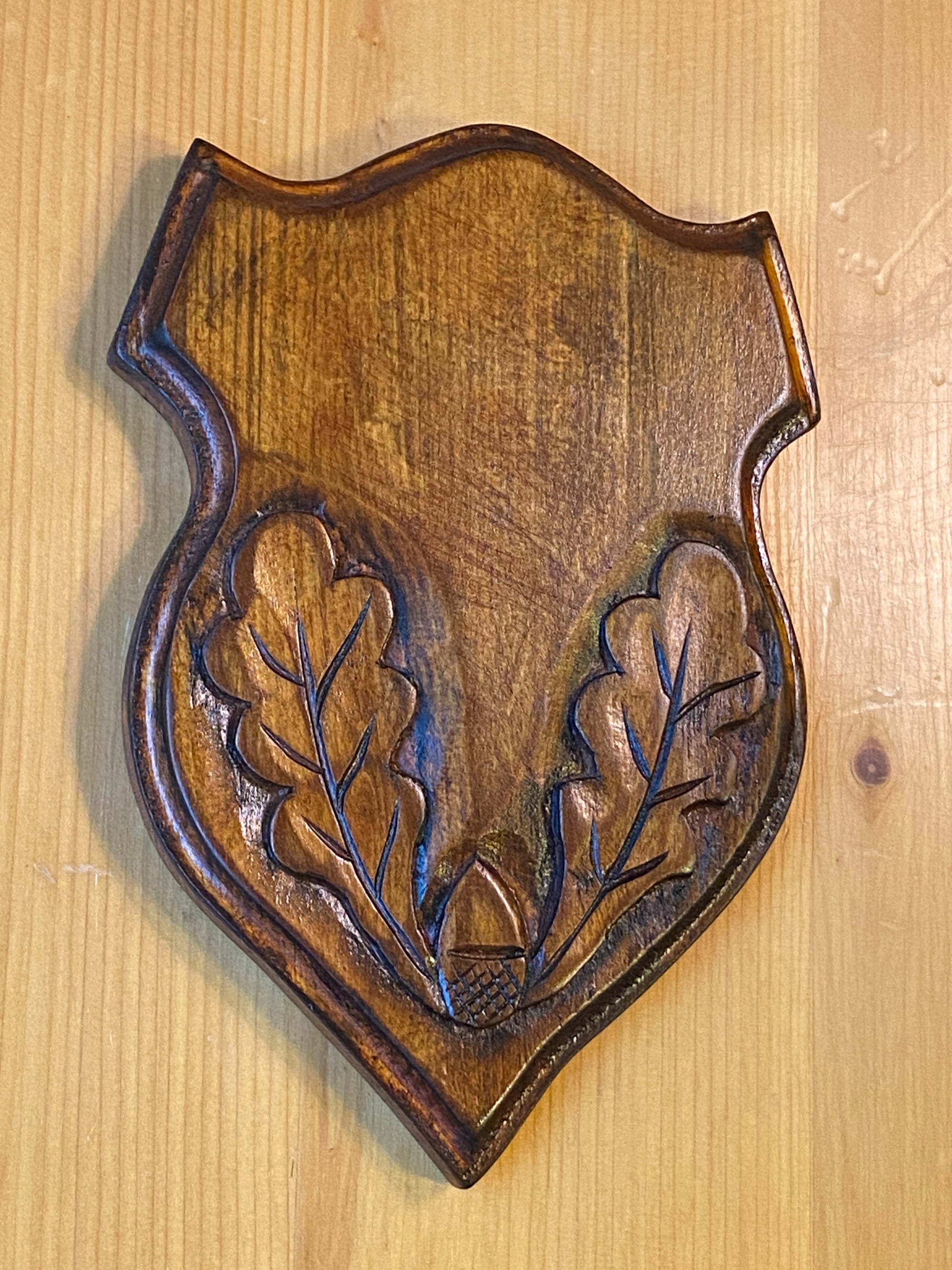 Wood Plaque - for antlers or other projects - VintageWinter
