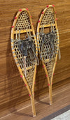 Vintage Native American Indian Snowshoes With Red Pom Poms
