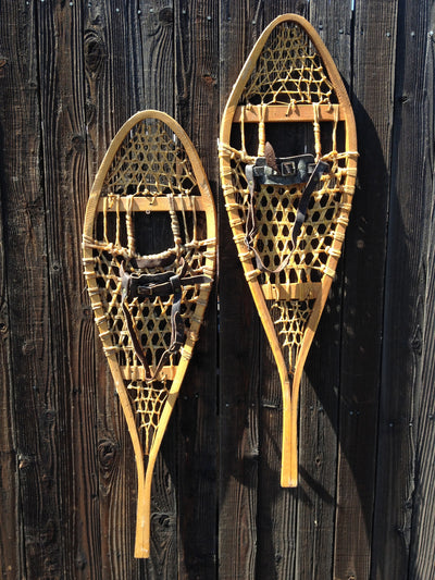Vintage Wooden Snowshoes - Canada