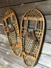 Antique 10th Mountain Bear Paw Snowshoes