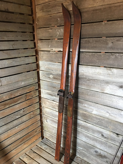 Wood Downhill Skis - New - Great for Decorating / Ski Projects