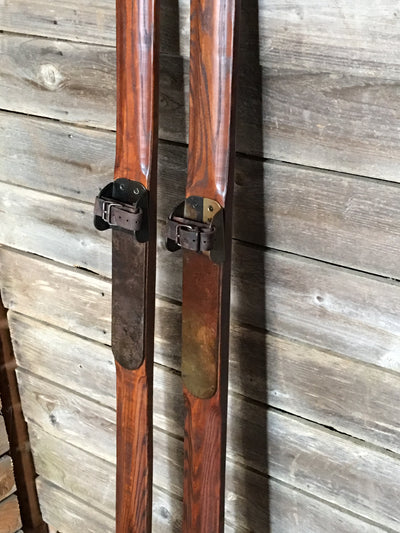 Wood Downhill Skis - New - Great for Decorating / Ski Projects