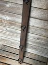 Antique Pointed Tip Childs Ski - 4 Coat Hooks
