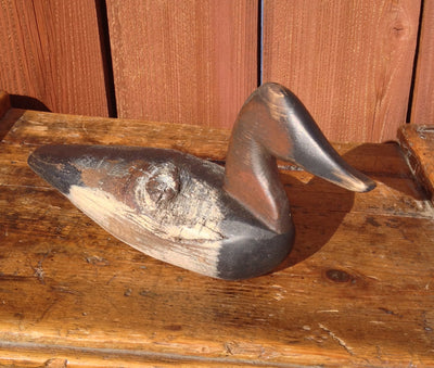 Attractive Hand Carved and Painted Duck