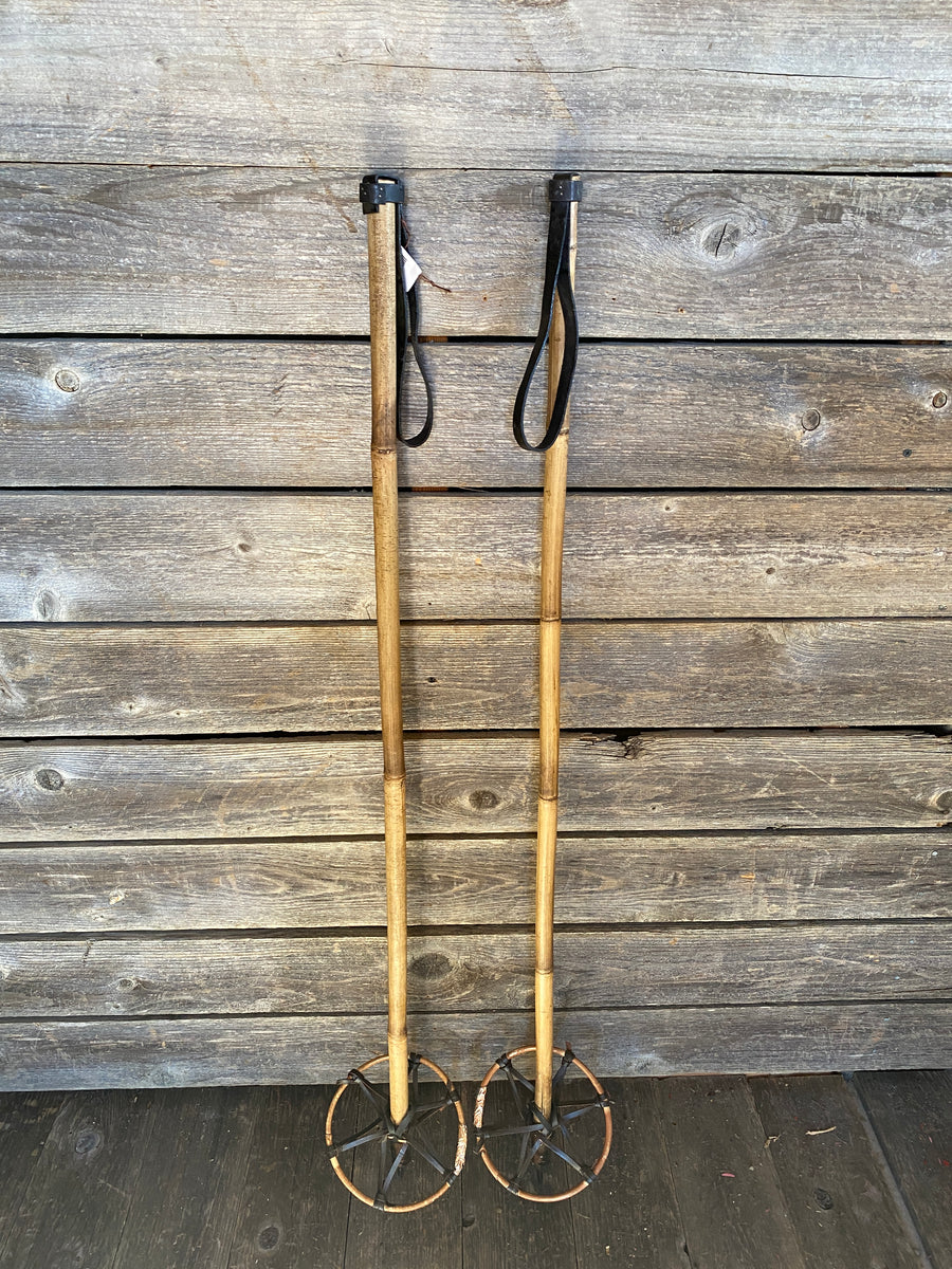 Vintage Style Bamboo Poles