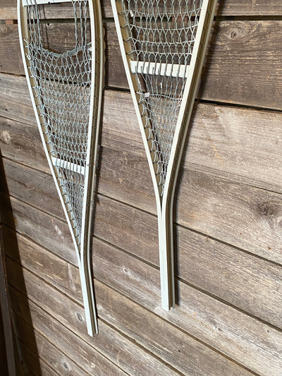 US Military Snowshoes - White Metal