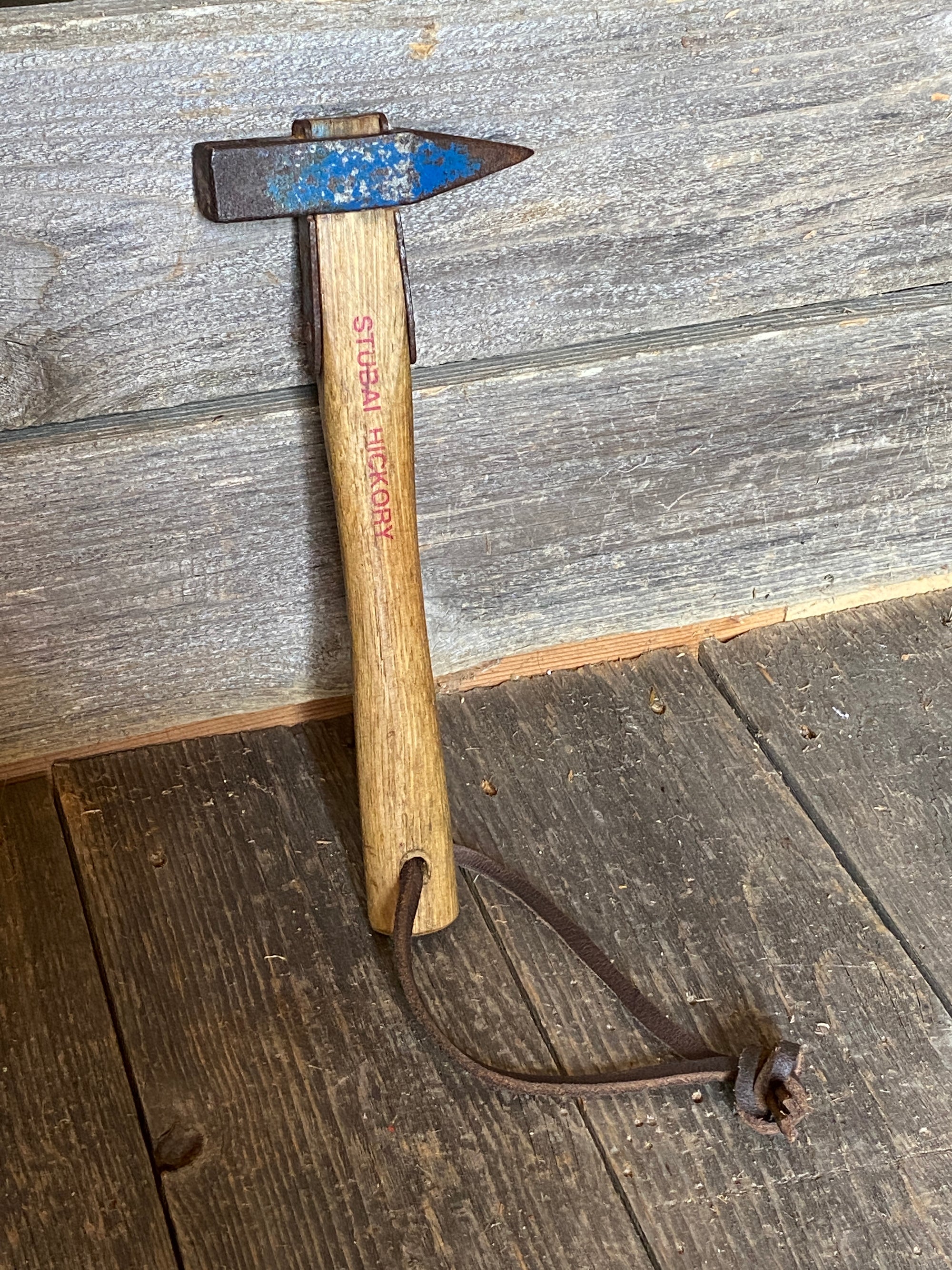 Antique Stubai Wood Handle Piton Hammer - VintageWinter