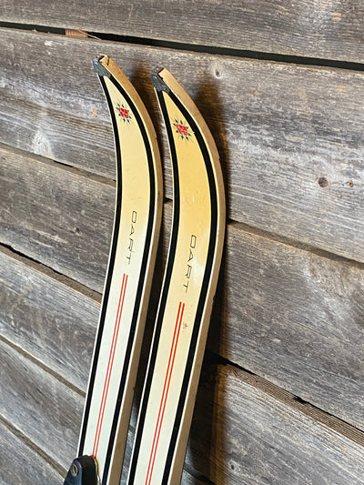 Vintage Skis - Childrens Skis - Dart