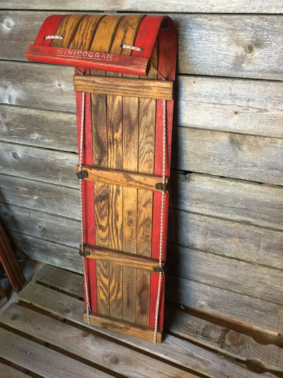 Red Striped Vintage Toboggan