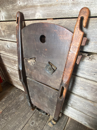 Wood Frame Backpack Vintage
