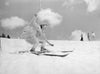 Vintage Summer Ski Race Photograph