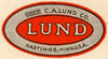 C.A. Lund Ski Co. Catalog
