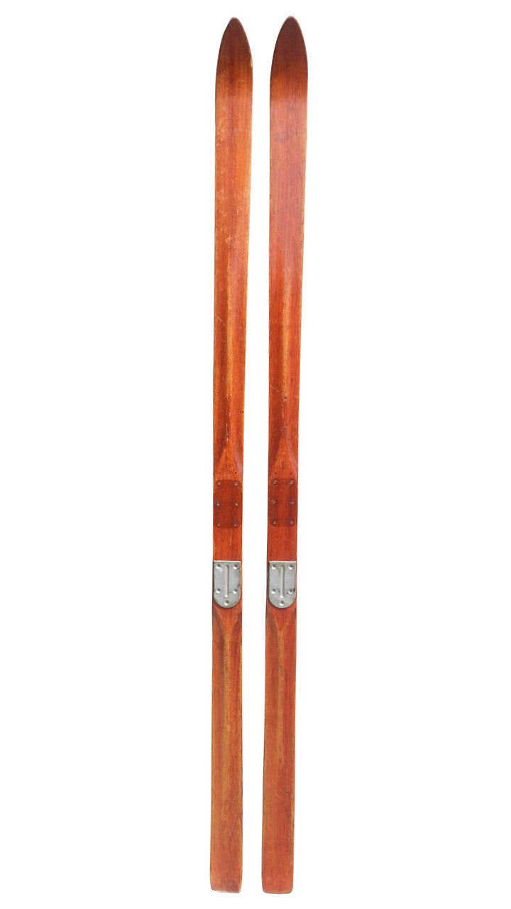 Vintage Wood Olympic Skis