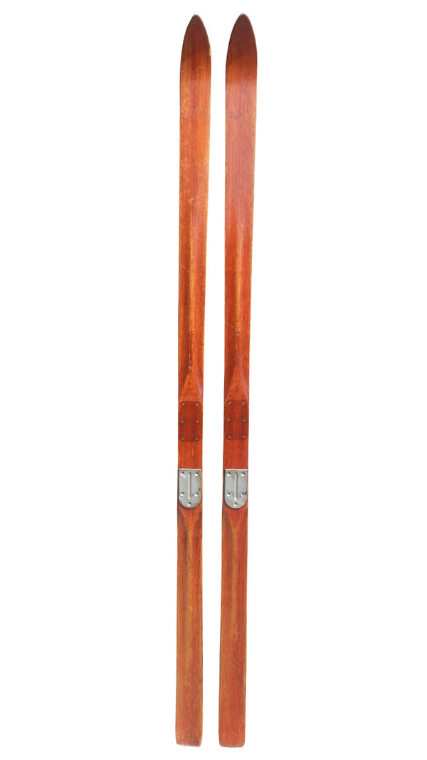 アンティーク木製スキー Olympic_-