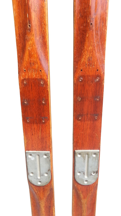 Vintage Wood Olympic Skis