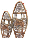 Antique Native American Indian Snowshoes With Red Pom Poms