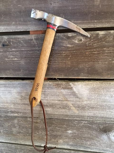Vintage Stubai Rock Climbing Piton Cleaning Hammer