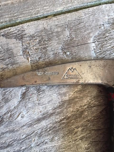 Vintage Stubai Rock Climbing Piton Cleaning Hammer