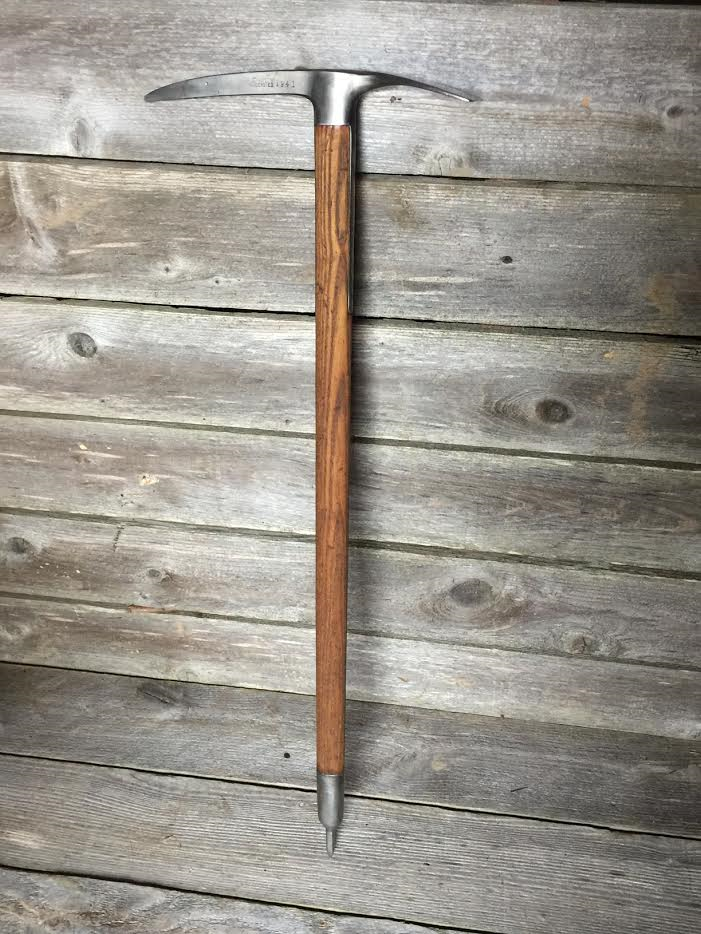 Vintage Swiss Wooden Ice Axe- Kandersteg 1941