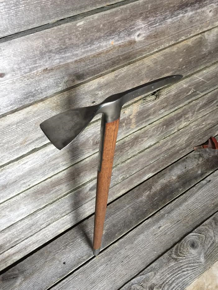 Vintage Swiss Wooden Ice Axe- Kandersteg 1941