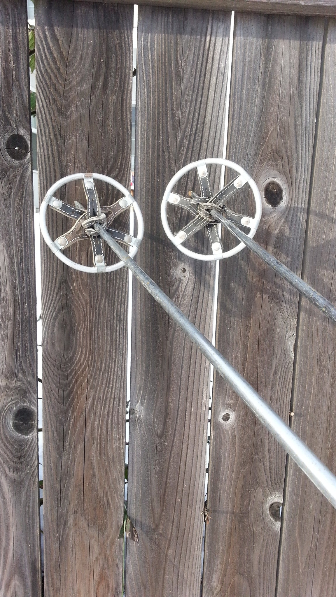 WWII Swiss Army Ski Poles - Vintage