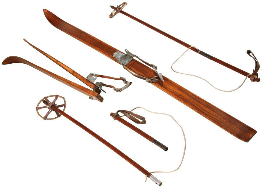 Vintage 1940's Splitkein folding Skis