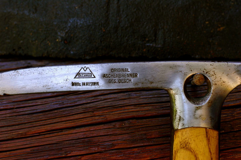 Antique Austrian Stubai Wooden Ice Axe VintageWinter