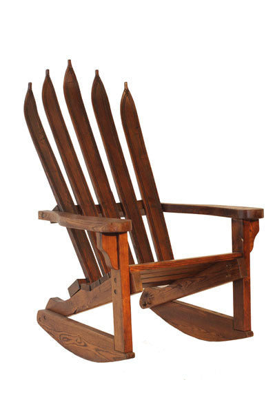 Ski Rocking Chair Adirondack Ski Rocking Chair - VintageWinter