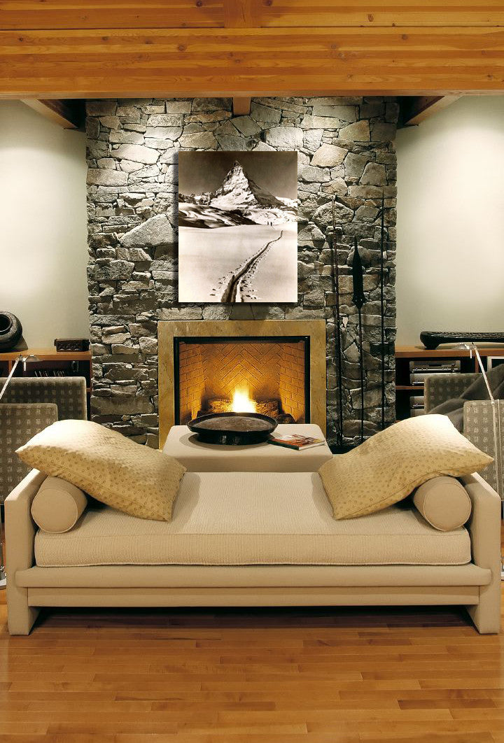 Vintage Ski Photo - Backcountry Travel