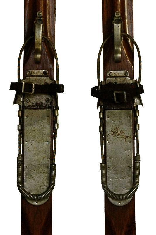 アンティーク木製スキー Olympic_-