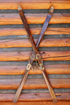 Vintage Wood Alpine Skis