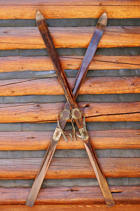 Vintage Wood Alpine Skis - VintageWinter