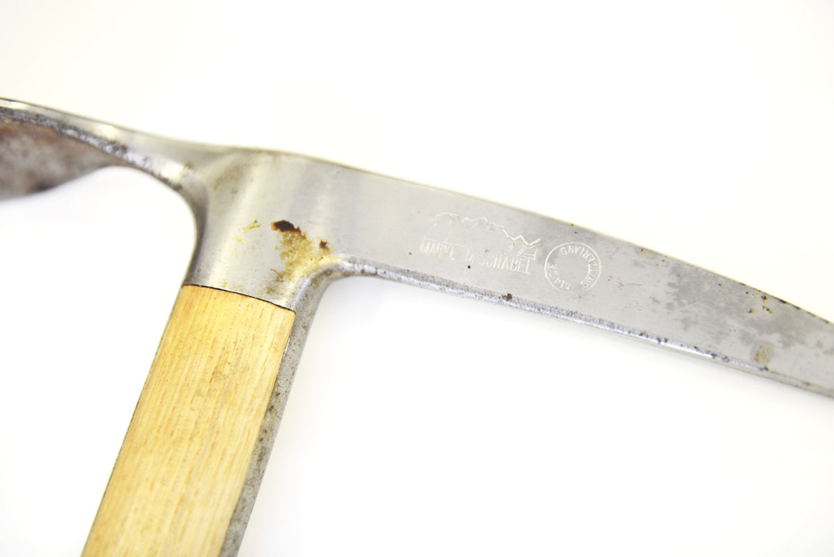 Antique Swiss Wooden Ice Axe Mischabel VintageWinter