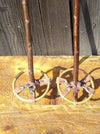 Vintage Hickory Children Ski Poles