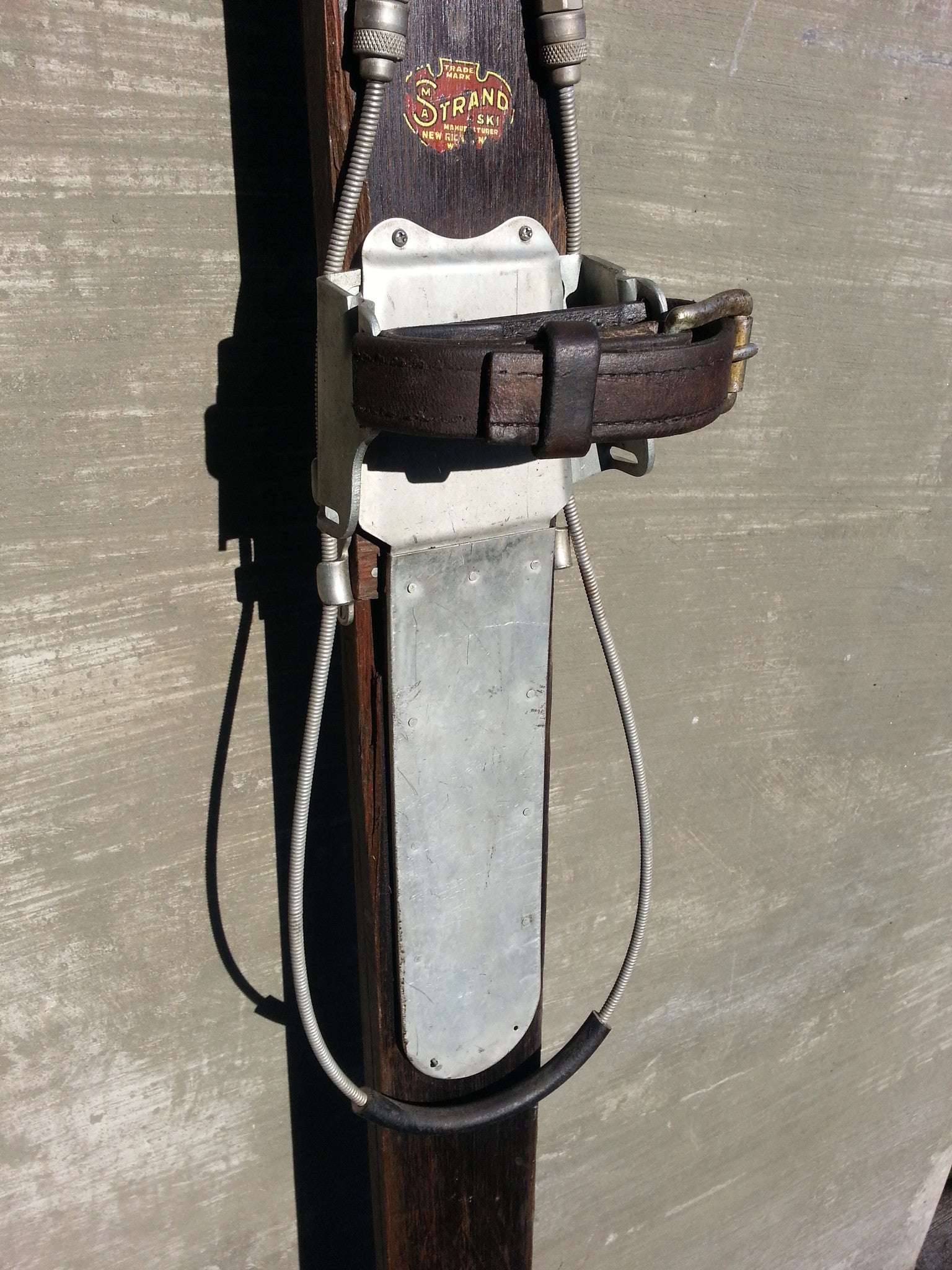 Strand Mfg Wooden Downhill Skis - Vintage 1910-1930