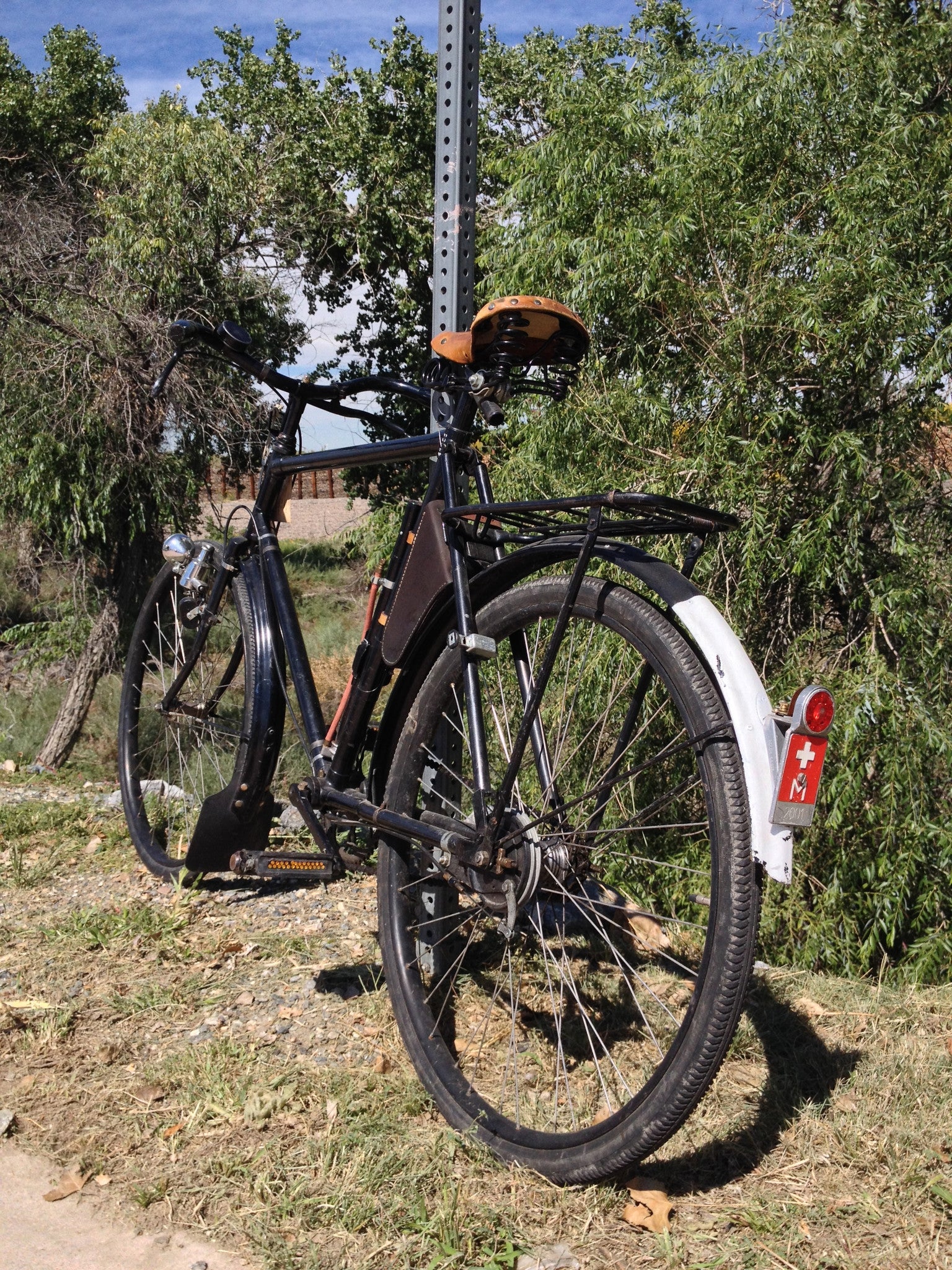 Vintage Swiss Police Bicycle 1940s-1950s