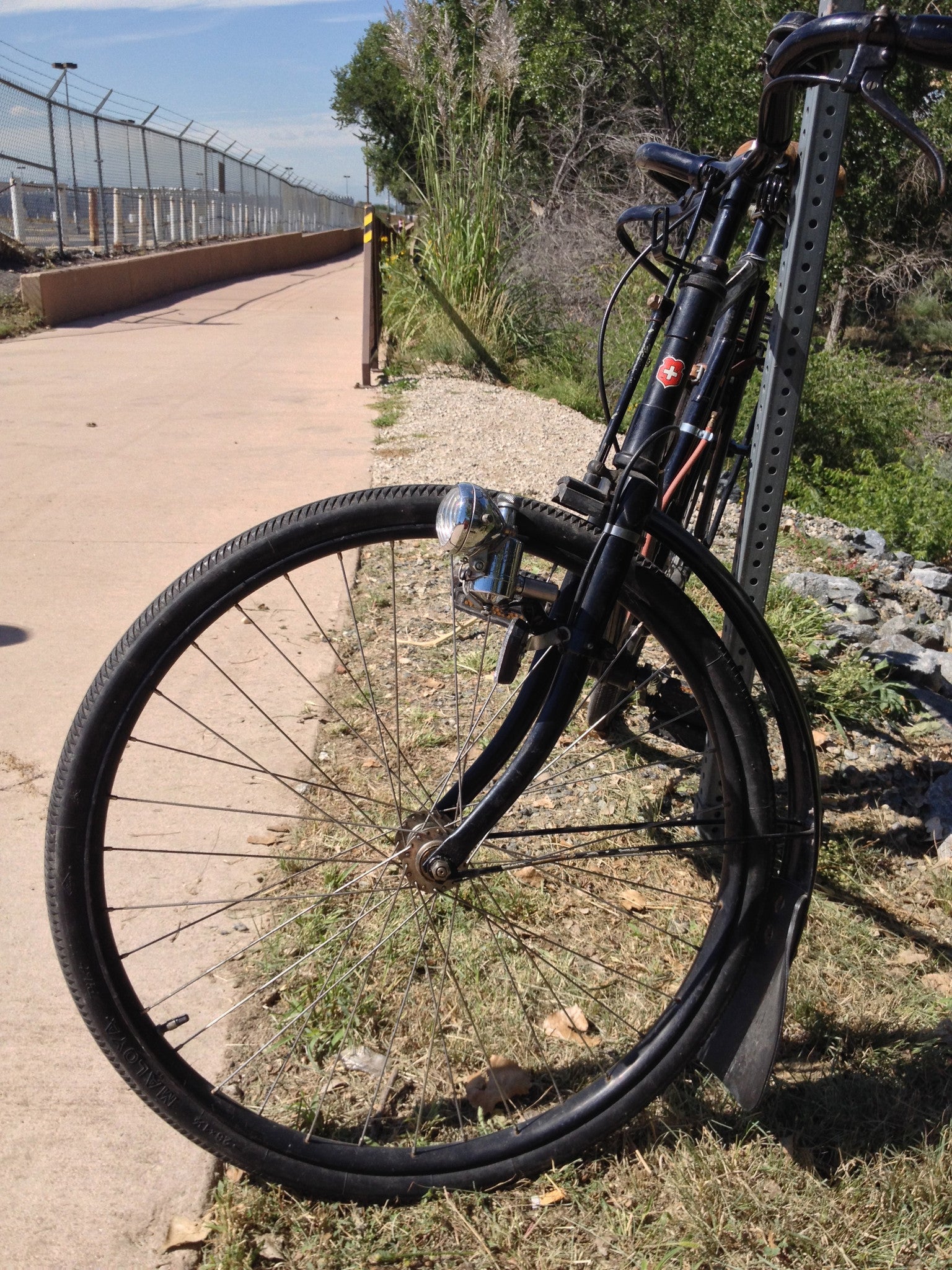 Vintage Swiss Police Bicycle 1940s-1950s