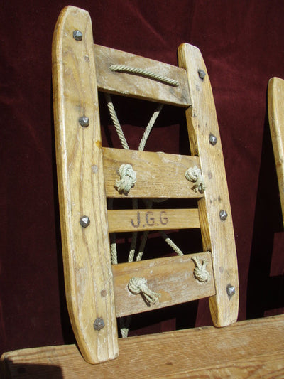 Vintage Swiss Military Issue Snowshoes