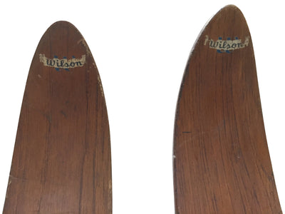 Antique Downhill Skis - Wilson Sporting Goods