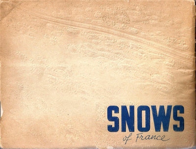 Vintage French Travel Advertising Ski Brochure