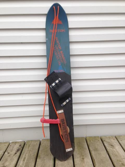 Vintage Burton 1980 Backhill BB1 Snowboard Vintage Burton 1980 Backhill BB1 Snowboard