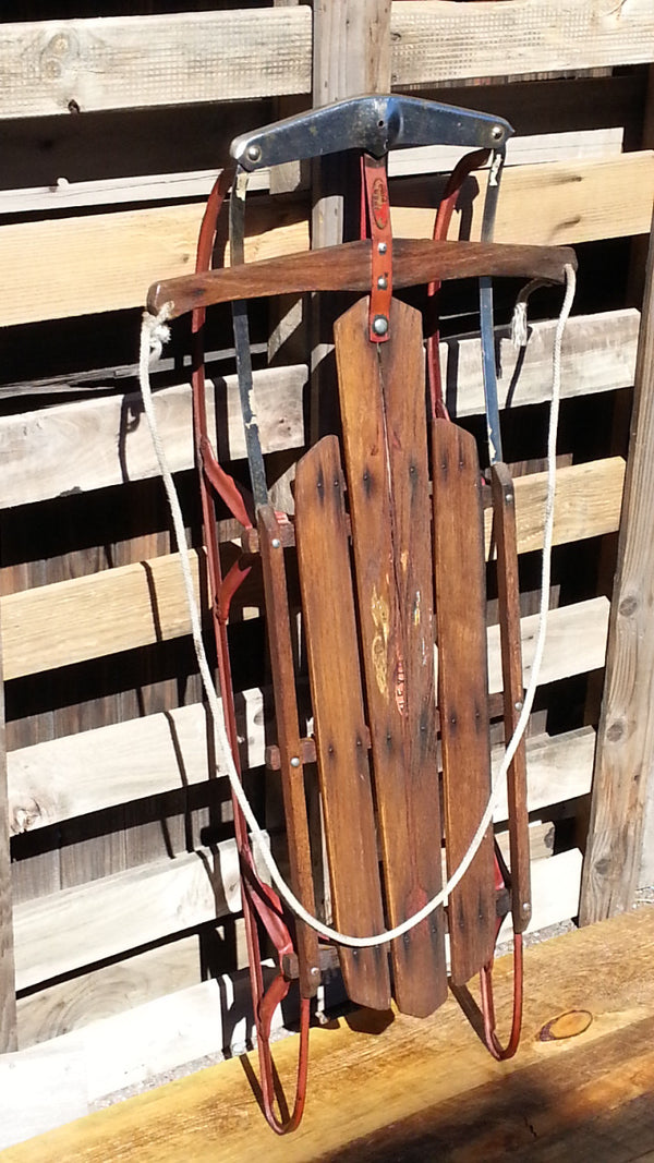 Vintage Flexible Flyer 44J Snow Sled - VintageWinter