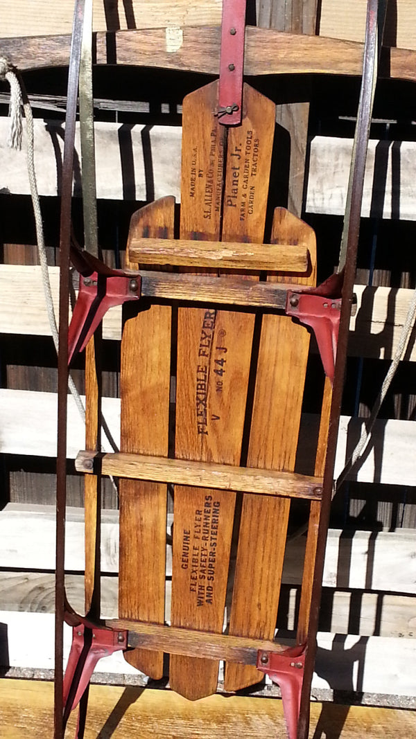 Vintage Flexible Flyer 44J Snow Sled - VintageWinter