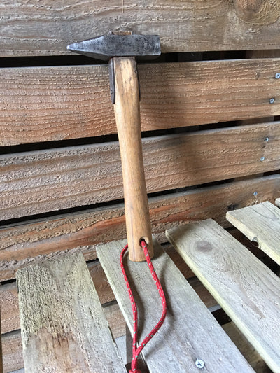 Vintage Wood Handle Rock Climbing Piton Hammer